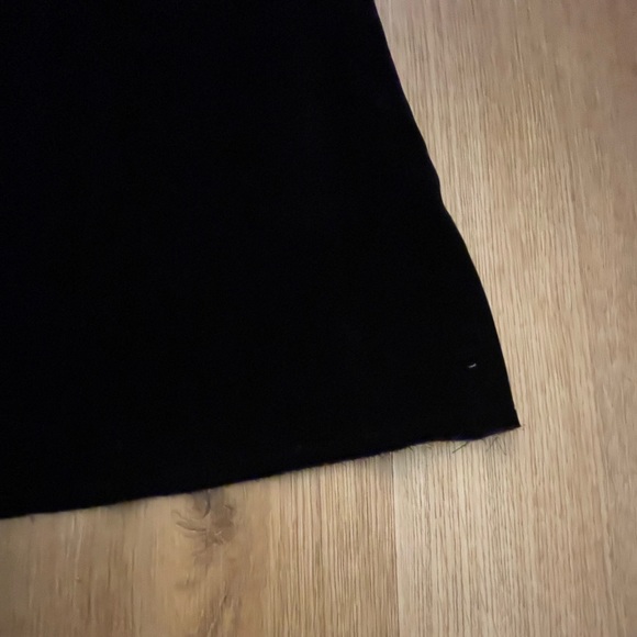 Vince Black Velvet Silk Blend Dress Size Large - Picture 8 of 9